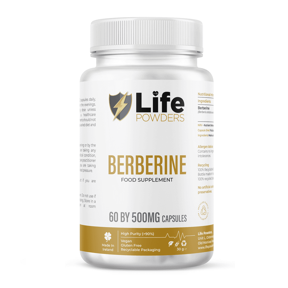 LifePowders Berberine 60 by 500mg Capsules (Metf alternative)