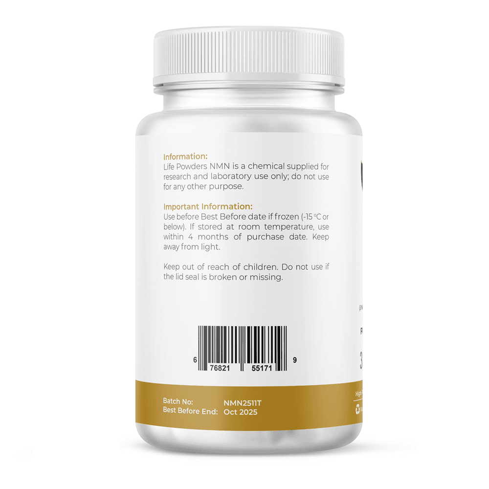 NMN 510 grams Fully Enzymatic Nicotinamide Mononucleotide Powder